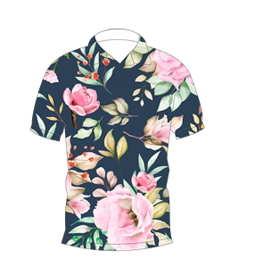 Chemise hawaïenne à manches courtes pour homme, imprimé floral tropical personnalisé, décontractée, pour l'été, la plage et les stations balnéaires, fabricant et fournisseur - Product Image 4