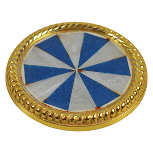 2026 New Design Metal Enamel and Seep <b>Coaster</b> Classic Design MOP <b>Coaster</b> Home Hotel Restaurant Table Decor Mat & Pad - Product Image 6