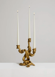 Candelabro Navideño de Latón Macizo Resistente a la Oxidación, Hecho a Mano, Diseño Único, Soporte Decorativo Duradero para Uso en Interiores y Exteriores - Product Image 2
