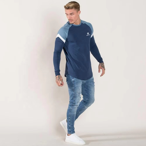 Camiseta Deportiva de Poliéster al por Mayor, Camiseta de Compresión para Hombre, Secado Rápido, Absorbe la Humedad, Tops Deportivos Activos, Camiseta Ajustada - Product Image 4
