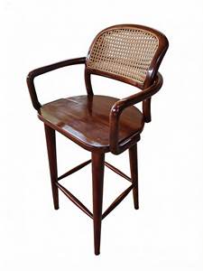 Silla de Bar de Madera de Teca y Ratán, Estilo Moderno y Minimalista, Ecológica, Duradera y Ligera, Hecha en Indonesia, Ideal para el Hogar, Bar o Gimnasio - Product Image 2