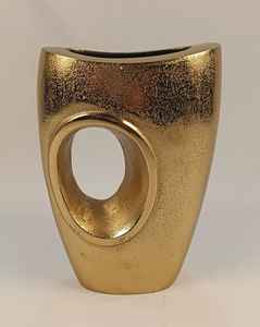 Jarrón de flores de aluminio fundido para decoración vintage de casas rurales y cafeterías, jarrón de metal para decoración premium, hecho a mano en India. - Product Image 4