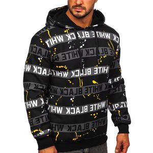 Sweat à capuche unisexe d'hiver avec broderie 3D tendance, 100% coton, séchage rapide, coupe ample vintage - Product Image 5