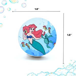 Nouvel Arrivage Boutons de Tiroir pour Enfants en Bois de Pin Ariel & Créatures Marines, Poignées de Commode et de Placard de Chambre de Haute Qualité et Durables - Product Image 1