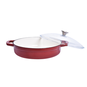 Elegant Non Stick Casserole <b>Pot</b> Designed With Titanium Reinforced Marble Coating Durable Forged Aluminum Construction - Product Image 4