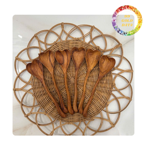 Cuchara de Madera Natural Ecológica, Utensilio de Cocina Hecho a Mano para Cocinar y Servir - Product Image 2