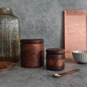 Nouveauté : boîte de rangement multifonction en acrylique avec couvercle en bois incrusté de nacre, boîte à sachets de thé en provenance d'Inde - Product Image 3