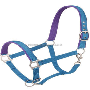 Cuello de Cabeza de Caballo Acolchado Ajustable Personalizado, Cabestro de Nailon Fuerte con Barbilla Ajustable y Broche - Product Image 5