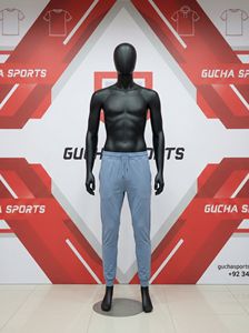 Pantalones deportivos para hombre, ligeros, de tela elástica, cintura elástica con cordón ajustable, corte ajustado, transpirables y duraderos - Product Image 5