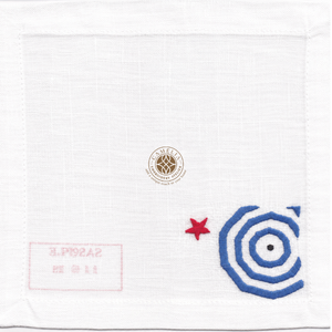 Broderie Ludique Faite Main en Lin 100% Naturel – Ajoute une Touche d'Énergie et de Joie aux Réunions, Célébrations, Fêtes et Mariages - Product Image 1