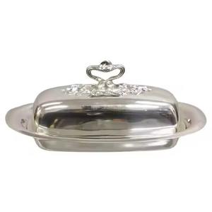 Boîte à beurre en métal avec couvercle pour la table à manger, idéale pour le petit-déjeuner - Product Image 6