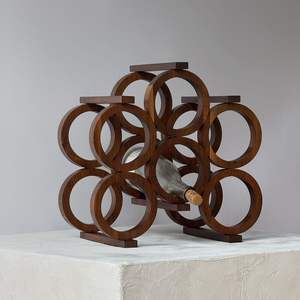 Large Capacity <b>Wooden</b> <b>Wine</b> <b>Rack</b> Suitable For <b>Wine</b> Collectors Restaurants And Home Entertainment Areas - Product Image 5