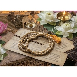 Wholesale Handmade 108 Beaded Tulsi Mala Bracelet Fine Spiritual Jewelry From Jaipur India - Product Image 1