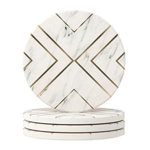 Luxurious Handcrafted Round Brass <b>Coasters</b> Set Premium Gold Hammered Finish Metal <b>Drink</b> <b>Coasters</b> With Velvet Base <b>For</b> Coffee Tea - Product Image 4