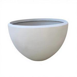 KNT Creations – Pot suspendu en fibre de verre léger et durable, design classique et moderne, texture lisse, pour intérieur et extérieur - Product Image 1