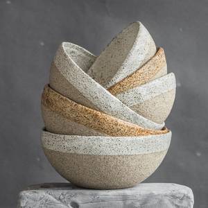 Universa Overseas High Quality Concrete Texture Salad Serving Bowls Wholesale <b>Tableware</b> Bowl Plate OEM Colors BY UO FROM INDIA - Product Image 1