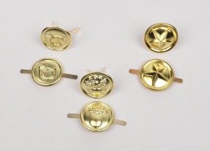 Correas de barbero de latón fabricadas en Francia, el par fue hecho en Francia. - Product Image 5