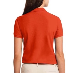 Polos vierges à manches courtes pour femmes, polos de golf personnalisés pour femmes, hauts de tennis respirants à col pour femmes, vente en gros, direct usine - Product Image 3