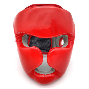 Protector de Cabeza Profesional para Entrenamiento de Boxeo, Unisex, de Alta Calidad, Material de Cuero, Cierre de Doble Anillo, EVA PU, en Oferta - Product Image 1