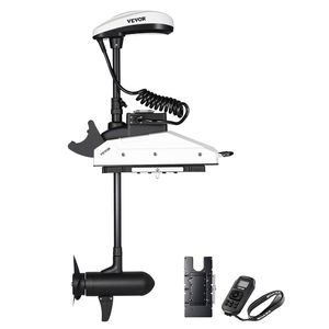 Motore Fuoribordo Elettrico a 10 Velocità per Acqua Salata, Montaggio a Prua, 55 libbre di Spinta, GPS, Telecomando LCD - Product Image 1