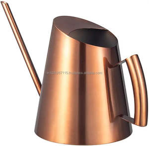 Bidon d'eau en acier inoxydable haut de gamme avec col allongé et poignée conçu pour les jardiniers professionnels ou un usage domestique - Product Image 5