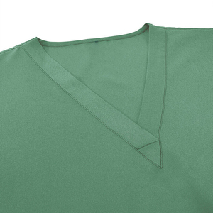 High Quality Summer Hospital <b>Nursing</b> <b>Scrub</b> Sets Custom Design Cotton Polyester Unisex Color Logo Wholesale Price Woven Fabric - Product Image 3