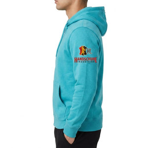 Oversized Streetwear Hoodie For Men's Heavyweight Fleece Premium Basics Cotton Blended Zip-Up Hoodie For Men's - Product Image 3