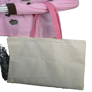 Bolsa de Mano Grande y Resistente de Lona de Algodón para Mujer, con Cierre de Cremallera, Diseño Estilo Japonés, Ecológica, Reutilizable, para la Playa y Uso Diario - Product Image 5