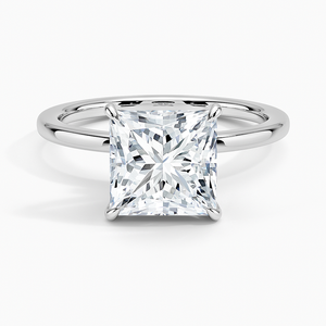 Nouvelle bague pour femme en moissanite facettée style princesse, diamant de haute qualité, luxe romantique, cadeau surprise pour la Saint-Valentin - Product Image 3