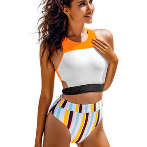 Nuevo Bikini Sexy de Corte Alto 2026, Conjunto de Dos Piezas con Push-Up para Mujer, Traje de Baño Brasileño para Playa, Verano - Product Image 1