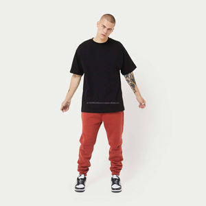 Camiseta Clásica Extra Grande para Hombre, 100% Algodón Jersey, Peso Medio, Mangas Cortas, Cuello Acanalado, Color Gris Jaspeado - Product Image 3