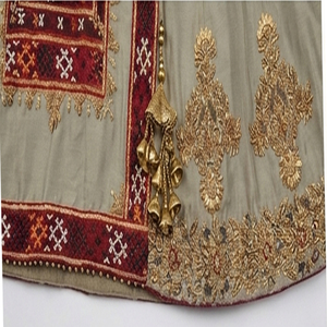 Vestidos Afganos Kuchi Tradicionales de Fiesta, Étnicos Tribales Banjara para Mujer, de Alta Calidad, en Chifón de Seda Antiarrugas - Product Image 6