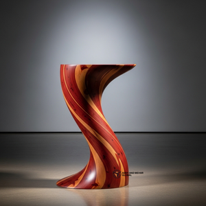 เก้าอี้ไม้ตกแต่งสไตล์โมเดิร์นระดับพรีเมียม – โต๊ะข้างทรงประติมากรรมสุดพิเศษสำหรับตกแต่งบ้านและโรงแรม - Product Image 6