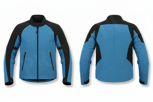 Lightweight Custom Style Textile Motorcycle Jacket with Zipper Pockets & Adjustable Sleeves High Performance Bike Riding Jacket - Product Image 6