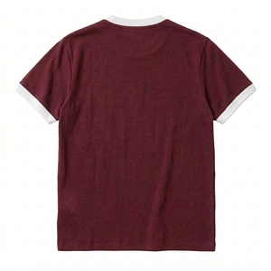 High Quality Blank Men <b>T</b>-<b>shirt</b> Custom Logo DTF Print 100% Cotton Solid Color Drop Shoulder Men <b>T</b> <b>Shirt</b> Casual Wear <b>Shirt</b> - Product Image 2