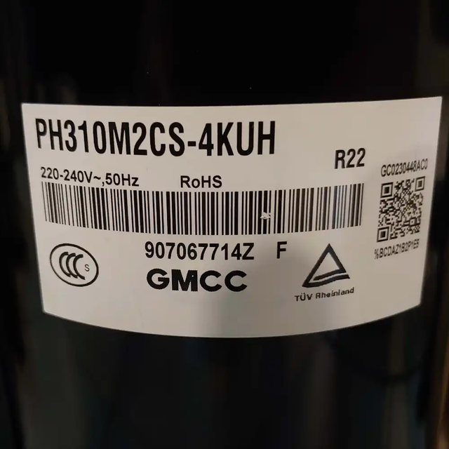 PH310M2CS-4KTH GMCC R22 18000BTU Rotary Refrigeration Air Conditioning Compressor