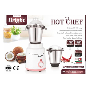Batidora de Pedestal Eléctrica HOT CHEF de 1200W, Acero Inoxidable, 3 Velocidades, Eficiencia Energética Clase A+, con Diseño de Elevación de Tazón - Product Image 1