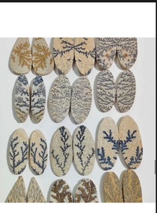 Joyería de Jaspe Dendrítico Hecha a Mano con Patrón del Árbol de la Vida para Decoración de Bodas y Regalos - Product Image 3