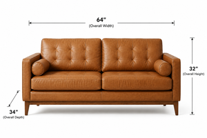 High End Mid Century Modern 2 Seater <b>Sofa</b> Elegant Minimalist Loveseat for Cozy Living Room Comfort Furniture for <b>Small</b> Spaces - Product Image 3