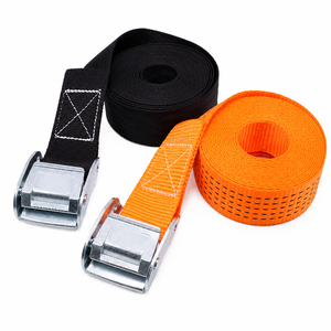 Sangle d'arrimage robuste en polyester de 50 mm, 800 kg, avec boucle à came, sans crochet, pour camion, remorque, marchandises lourdes, fabricant OEM - Product Image 5