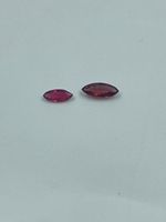 Spinelle naturelle taille marquise rouge facettée pour bagues et bijoux, haute qualité, 0,56 carat