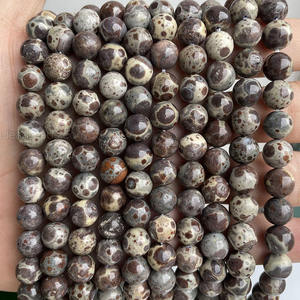 ลูกปัดหินแจสเปอร์ธรรมชาติขายส่งยอดนิยมสำหรับทำเครื่องประดับ DIY - Product Image 1