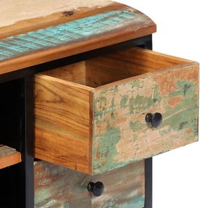 Mueble para TV Multicolor con Acabado en Madera Natural, Soporte para TV Único y Elegante - Product Image 5