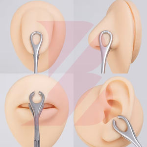 Pinzas para Perforaciones Corporales de Alta Calidad, Duraderas, Resistentes y Personalizadas, para Oreja, Nariz y Labio, Herramientas Quirúrgicas Reutilizables para Perforaciones - Product Image 6
