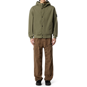 Veste Softshell Eco Tech en polyester recyclé avec membrane respirante, capuche résistante à l'eau personnalisée, vêtements décontractés d'extérieur, style urbain - Product Image 1