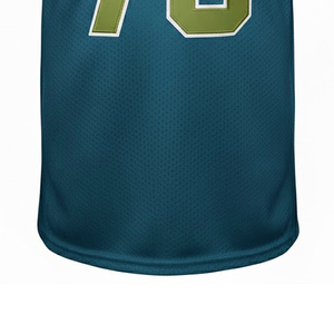 Customizable Teal American Football Jersey V-Neck Short Sleeve Sublimated Print Moisture Wicking Mesh Uniform for <b>Men</b> - Product Image 6