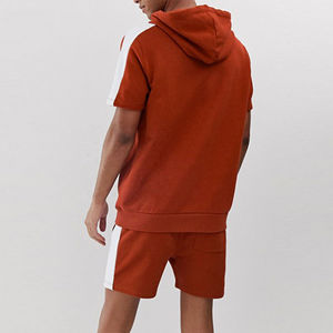 Conjunto de Sudadera con Capucha y Pantalones Cortos de Color Personalizado, Algodón y Felpa, Unisex, Ropa Urbana de Verano, OEM, Impresión de Marca Privada, Listo para Enviar - Product Image 4