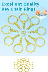 Mosquetones para llaveros y argollas de conexión, accesorios para la creación de colgantes DIY - Product Image 5