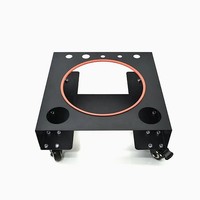 Chariot de lavage auto mobile robuste OEM ODM avec porte-bouteilles et roulettes GAPSTL015