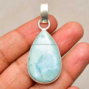 Colgante hecho a mano de Plata de Ley 925, collar curativo bohemio, regalo de piedras preciosas ovaladas llamativas para ella, colgantes finos - Product Image 6